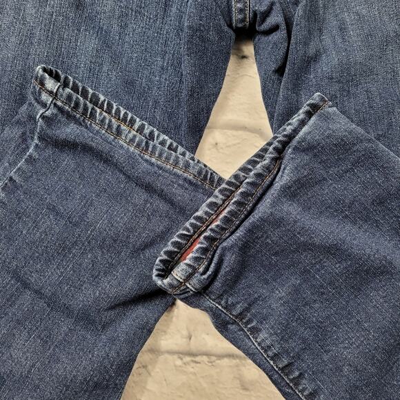 Eddie Bauer Straight Fit Flannel Lined Jeans size 38 - Picture 14 of 16